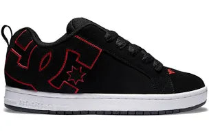 DC Shoes 'Court Graffik' Shoes - Black/White/Red-1