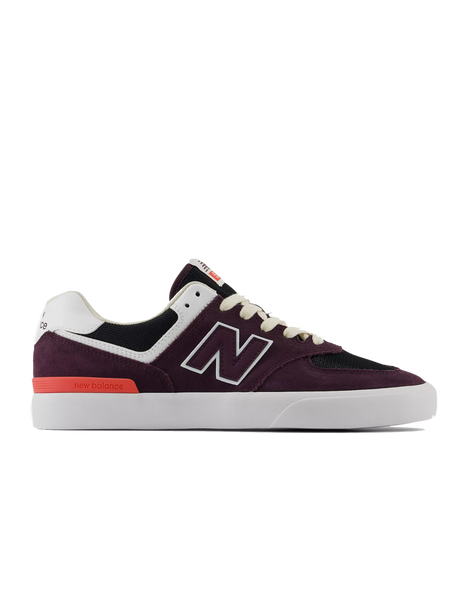New Balance Numeric '574VPI' Shoes - Purple White-1