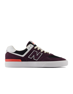New Balance Numeric '574VPI' Shoes - Purple White-1