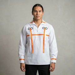 White Ribbon Shirt (Bow)-1