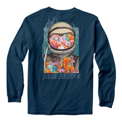Primitive 'Contact' L/S Tee - Harbor Blue-2
