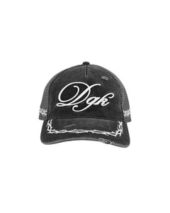 DGK 'Torn' Trucker Cap - Black-1