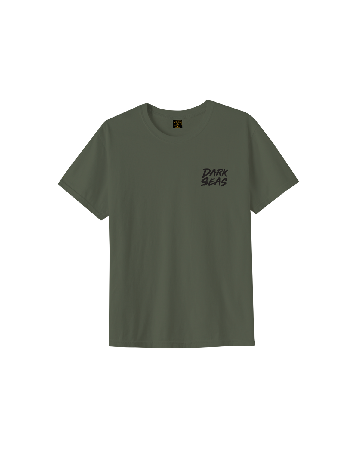 Dark Seas 'Small Mouth' Tee - Bronze Green-1