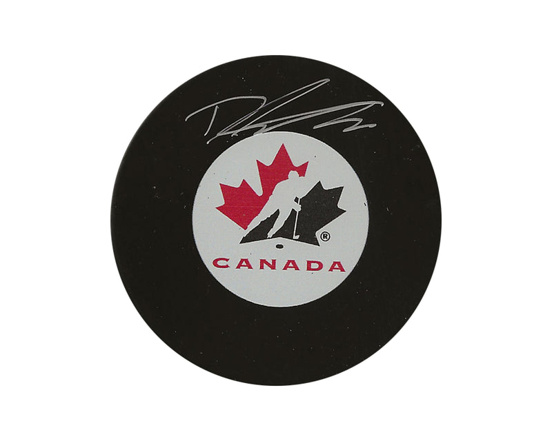 Palet modèle autographié Dylan Guenther Équipe Canada-1