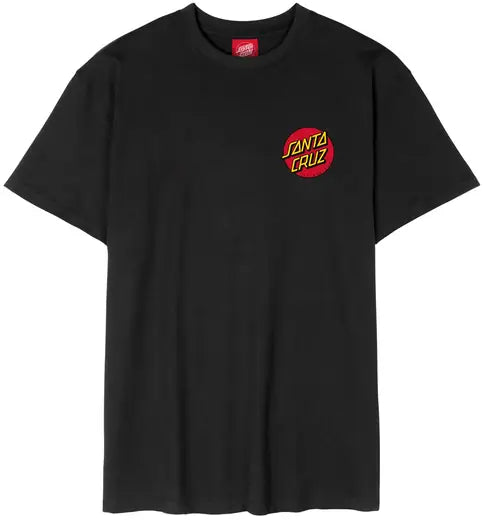 Santa Cruz 'Classic Dot' Tee - Black