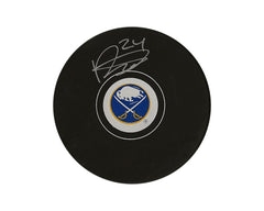 Palet de hockey autographié Dylan Cozens Buffalo Sabres modèle autographe-1