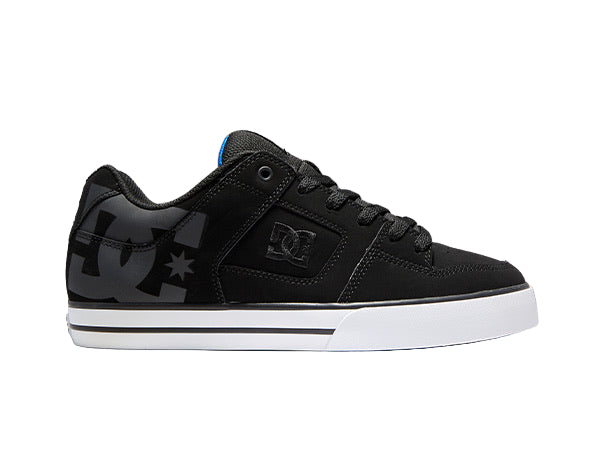 DC Shoes 'Pure' Shoes - Black/Black Monogram-1