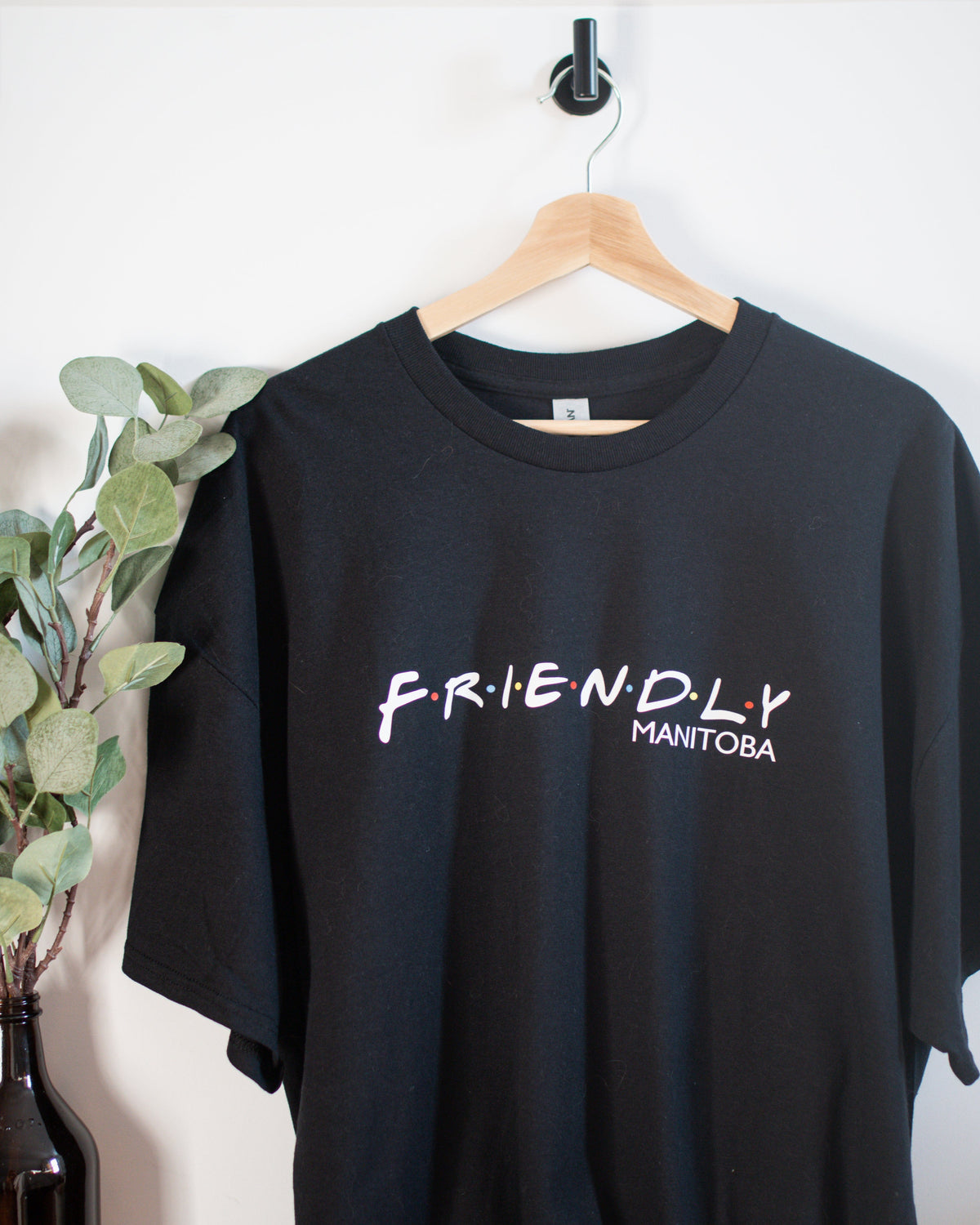 Friendly Manitoba Black T-shirt-3