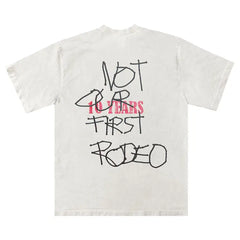 Cactus Jack 'Rodeo' Tee - White-2