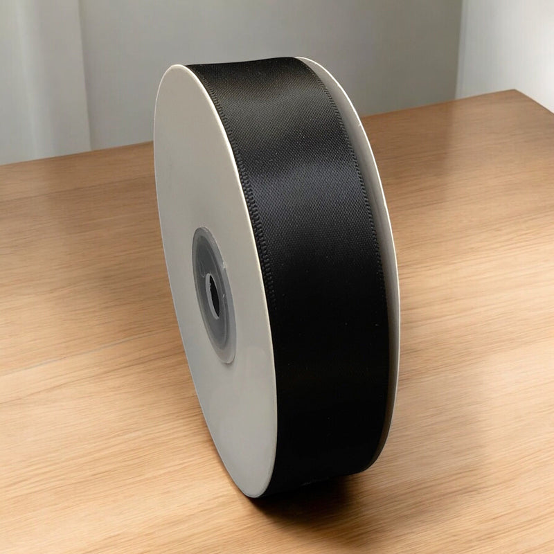 30 Meter Double Face Black #860 Ribbon Roll-2