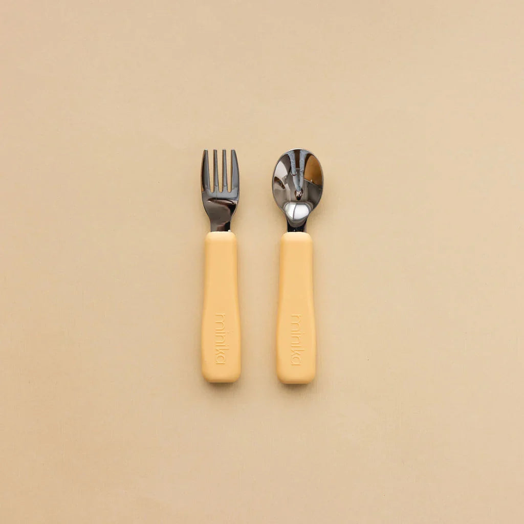 Metal Fork and Spoon Set-4