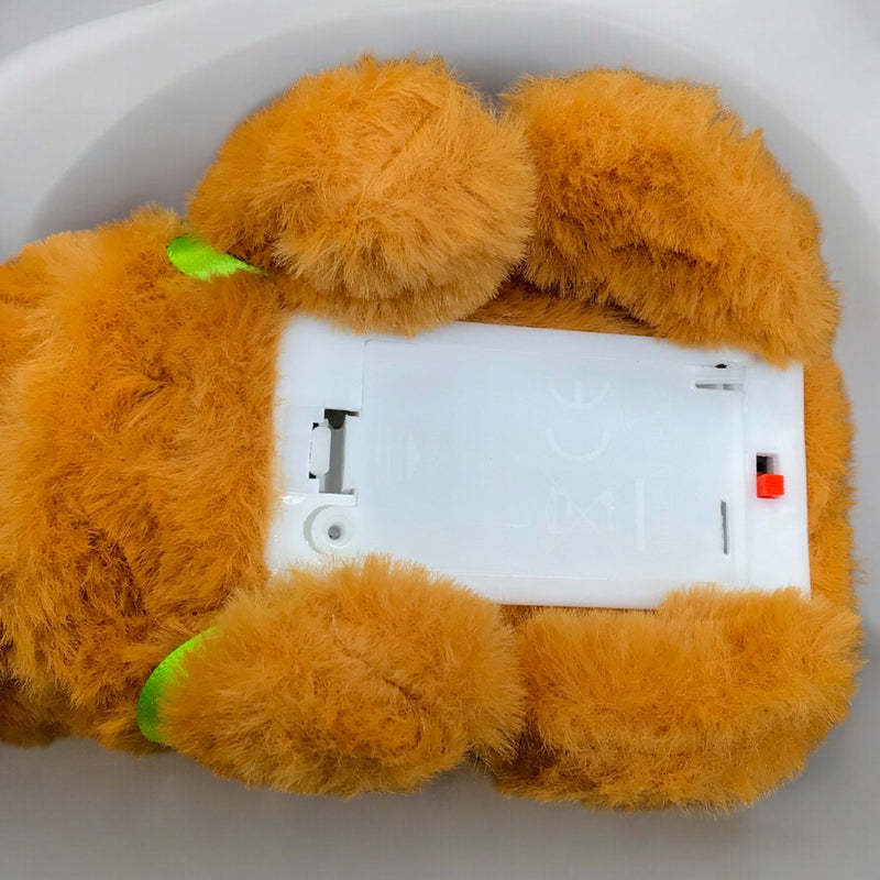 Interactive Electric Capybara Plush Toy with Turtle Backpack-5