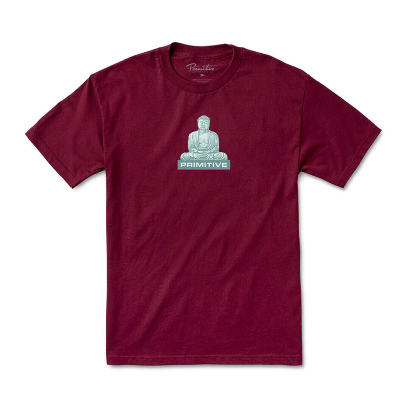 Primitive 'Zen' Tee - Burgundy-1