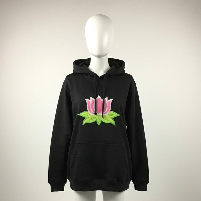 Embroidered Hoodies (Lotus)-3