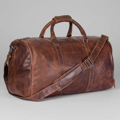 Greenwood Leather Overnight Travel Duffle Bag. Premium Weekender & Gym Companion-3