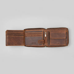 Greenwood Men's RFID Zip Around Wallet-5
