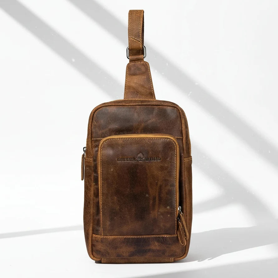 Greenwood Leather Hamilton Crossbody Bag Backpack-14