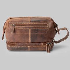 Greenwood Leather Travel Toiletry Bag-2
