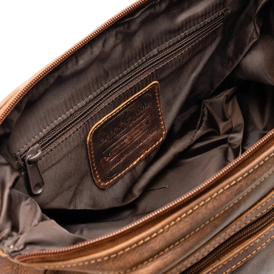 Greenwood Leather Travel Toiletry Bag-5