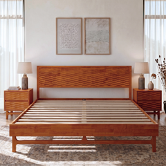 Elara Solid Wood Bed Frame-13