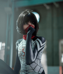[Inventory Clearance] Super Hero Spider Cindy Cosplay Full Bodysuit Halloween Costume Zentai-3