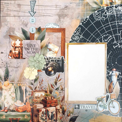 3Quarter Designs Adventures Return 12x12 Design Paper & Diecuts Set-7