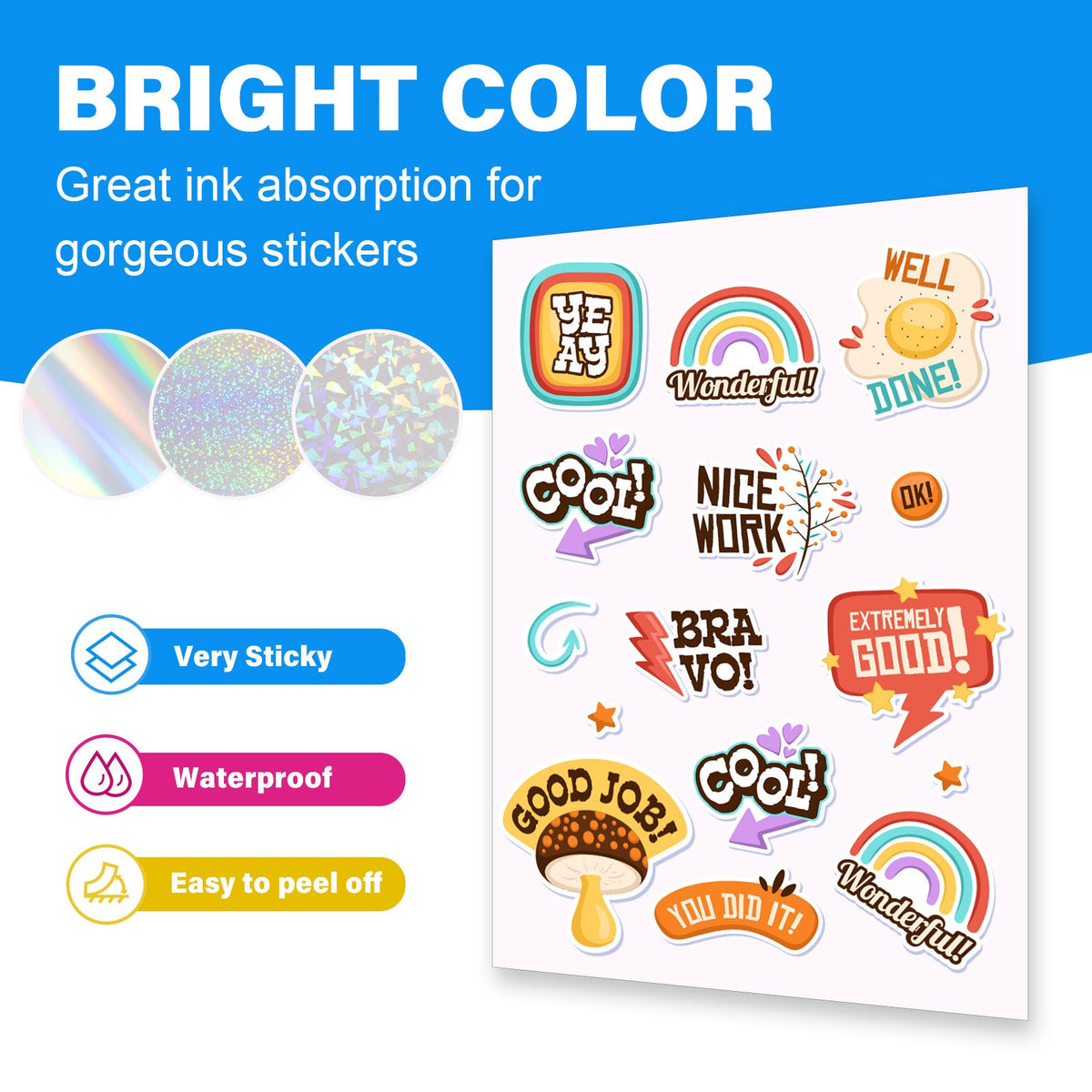TeckWrap Inkjet Printable Sticker Vinyl - Matte or Gloss (15 PCS)-6