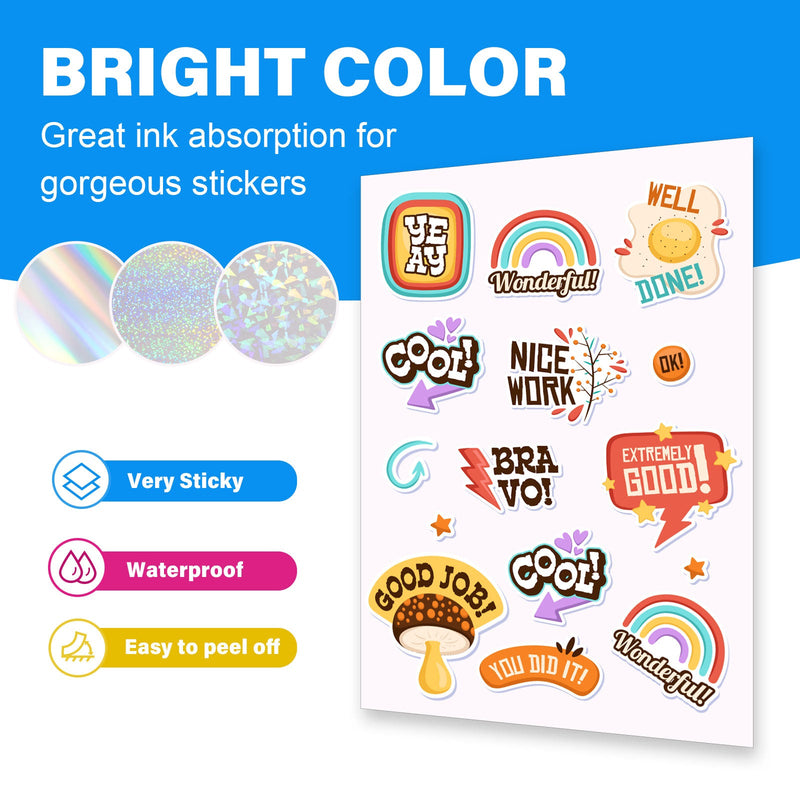 TeckWrap Inkjet Printable Sticker Vinyl - Matte or Gloss (15 PCS)-6