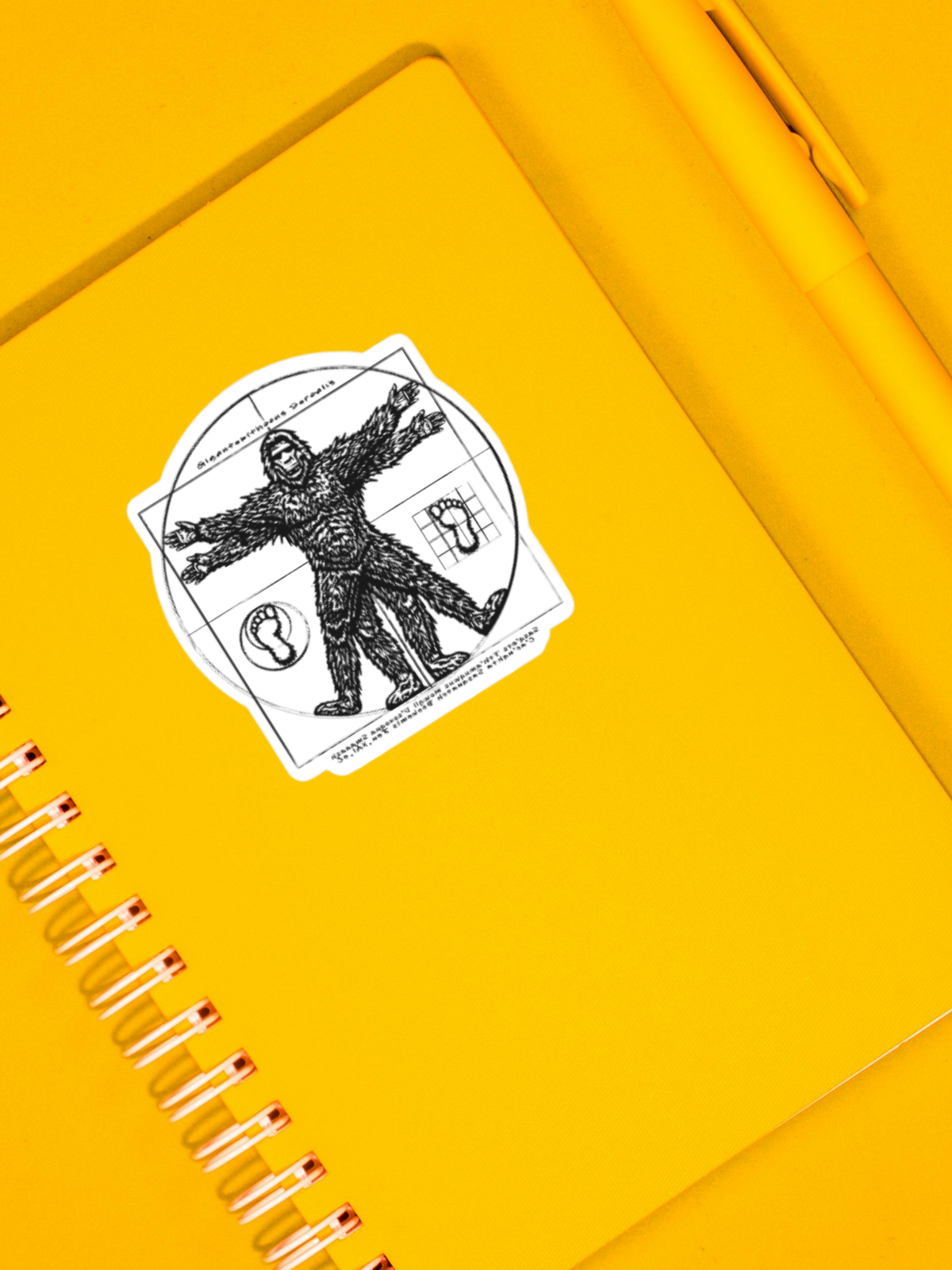 VITRUVIAN SASQUATCH Eco Vinyl Sticker-2