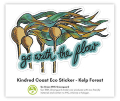 GO WITH THE FLOW Eco Vinyl Stickers-2