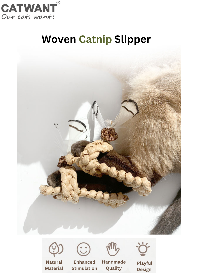 Woven Catnip Slipper-1