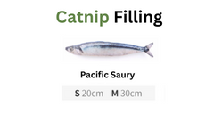 100% Silvervine/Catnip Filled Fish Cuddle Toy-6
