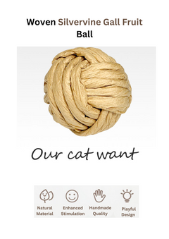 Woven Silvervine Gall Fruit Ball-1
