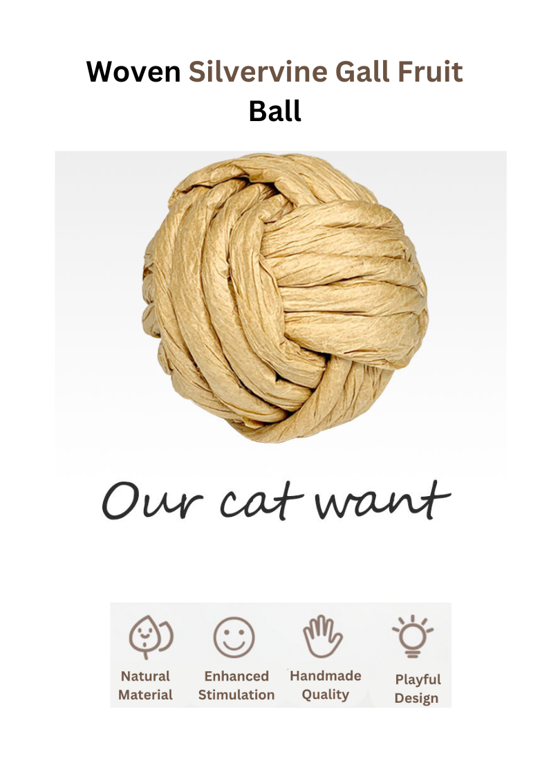 Woven Silvervine Gall Fruit Ball-1