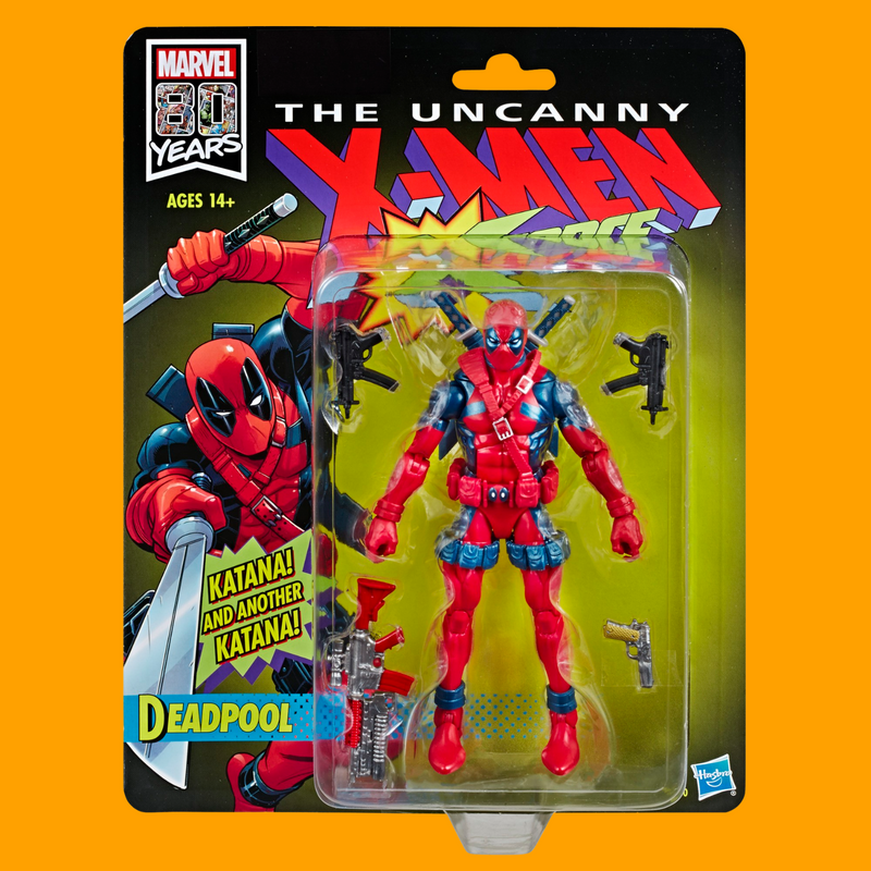 Marvel legends 80th Anniversary Series Deadpool - Rerun (Substandard Packaging)-1