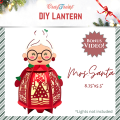 Lanterne en papier DIY CrafTreat - Madame Noël-9