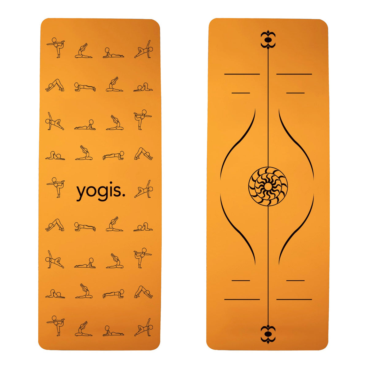 Yoga Mat Posture Line Non-Slip TPE Fitness Mat – Beginner Support &amp; Alignment Guide-10