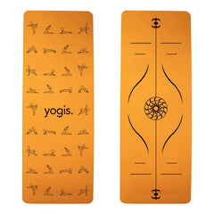 Yoga Mat Posture Line Non-Slip TPE Fitness Mat – Beginner Support &amp; Alignment Guide-10