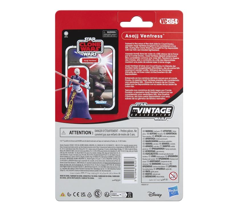 Star Wars: The Vintage Collection Asajj Ventress (The Clone Wars) Action Figure-12