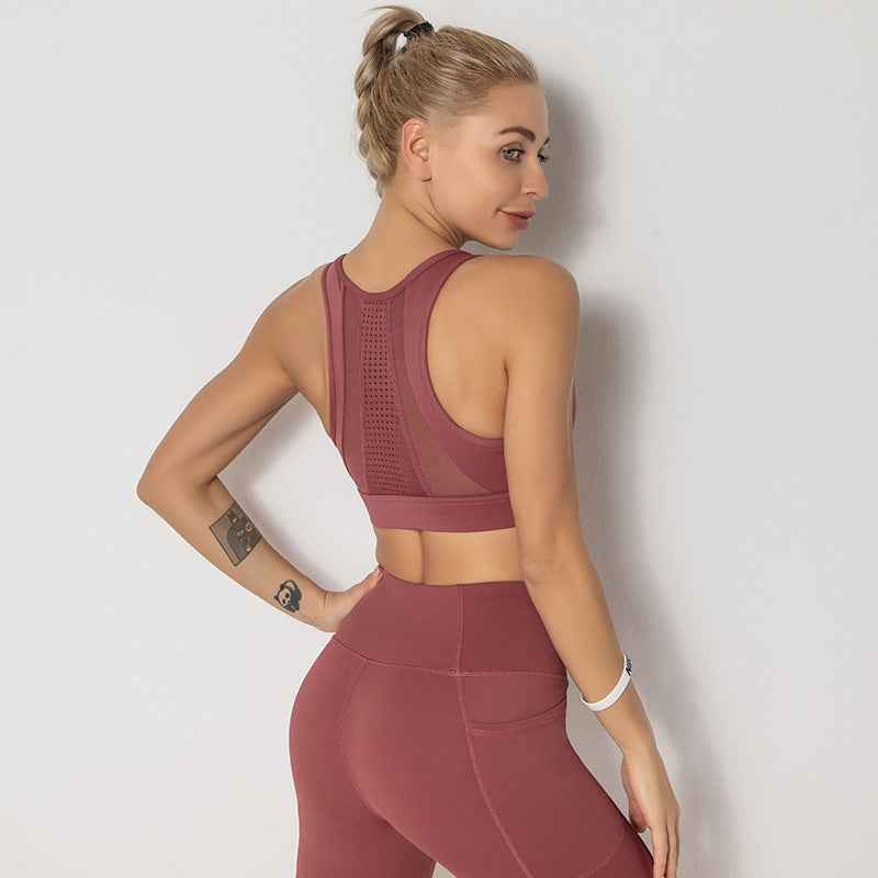 Women’s Breathable Mesh Sports Vest – Workout & Fitness Activewear Top-3