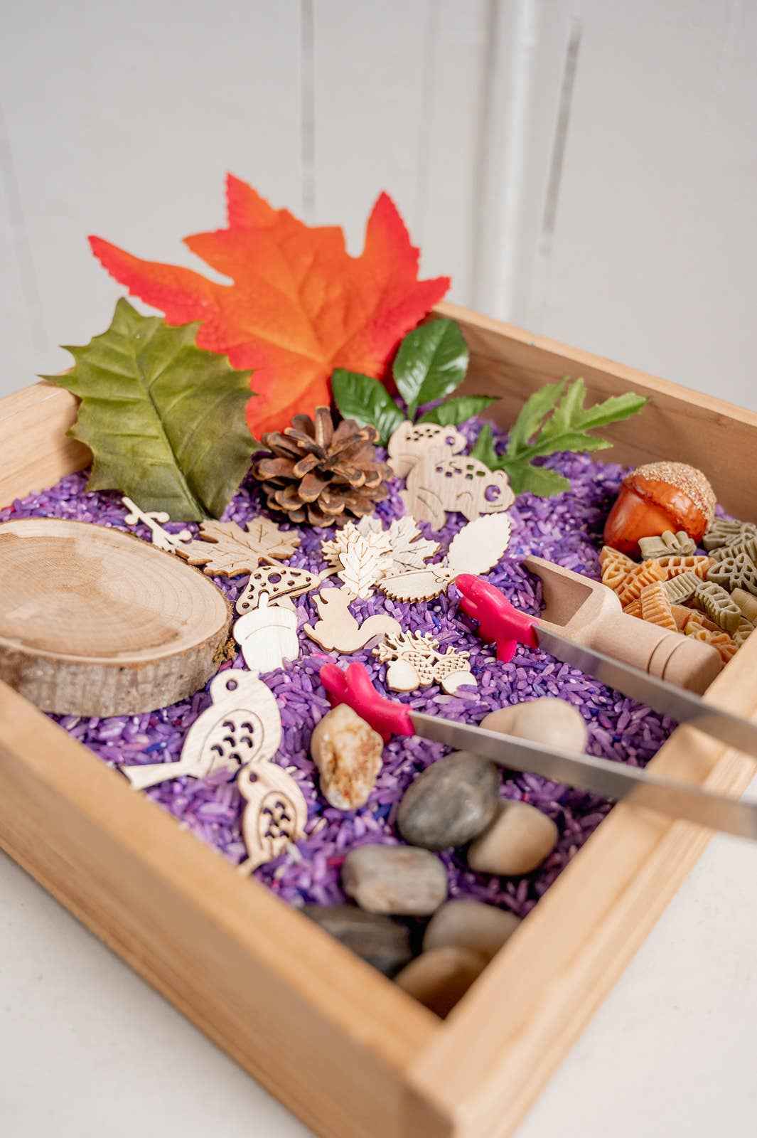 monkey bandit kids - Easy Forest & Nature Sensory Kit - Dump and Play Bag - Made in Canada - Ages 3+-5