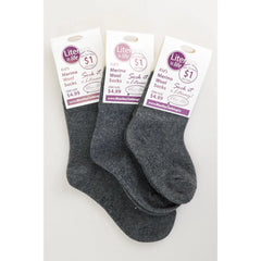 Little Ones' Merino Wool Socks | Charcoal-1