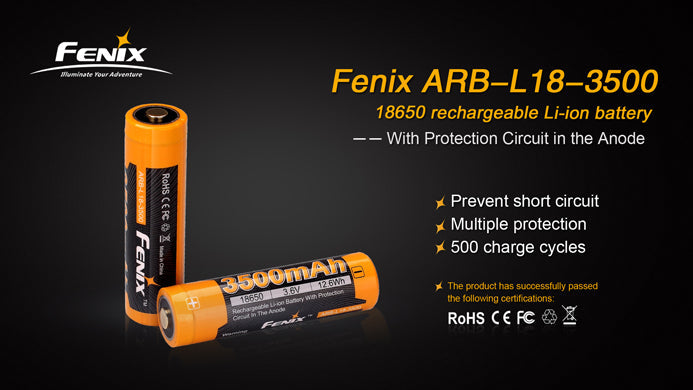 Fenix ARB-L18 3500 18650 Battery-2