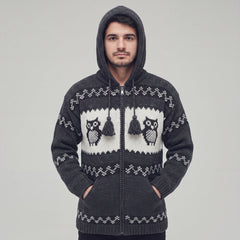 Nocturne Owl Wool Jacket-3