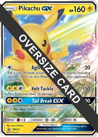 Pikachu GX - SM232 - Jumbo Cards Holofoil-1