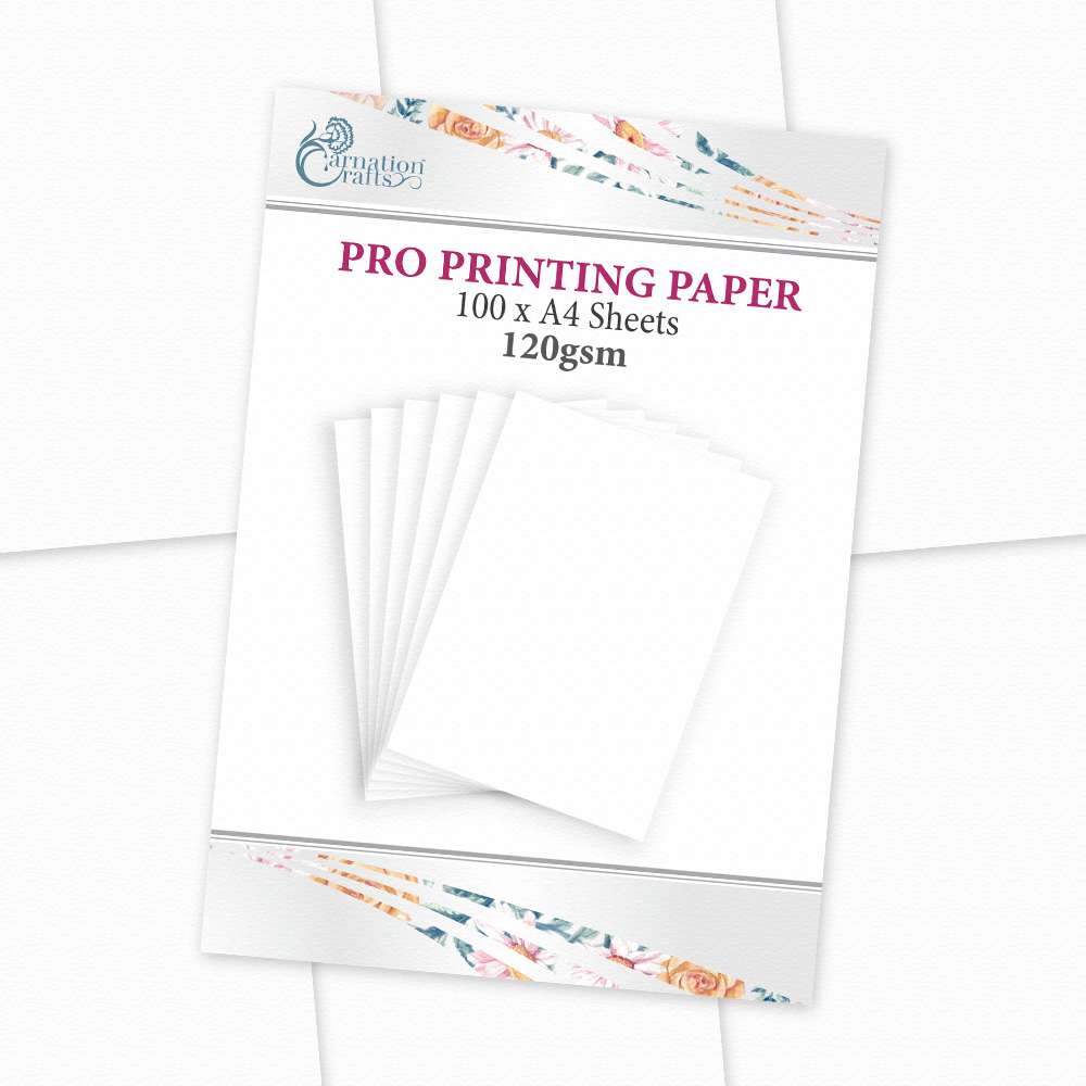 Carnation Crafts Pro Printing Paper 120gm (100 A4 sheets)-1