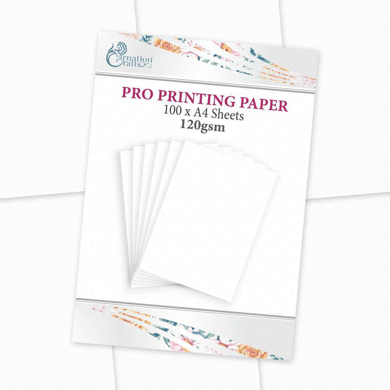 Carnation Crafts Pro Printing Paper 120gm (100 A4 sheets)-1