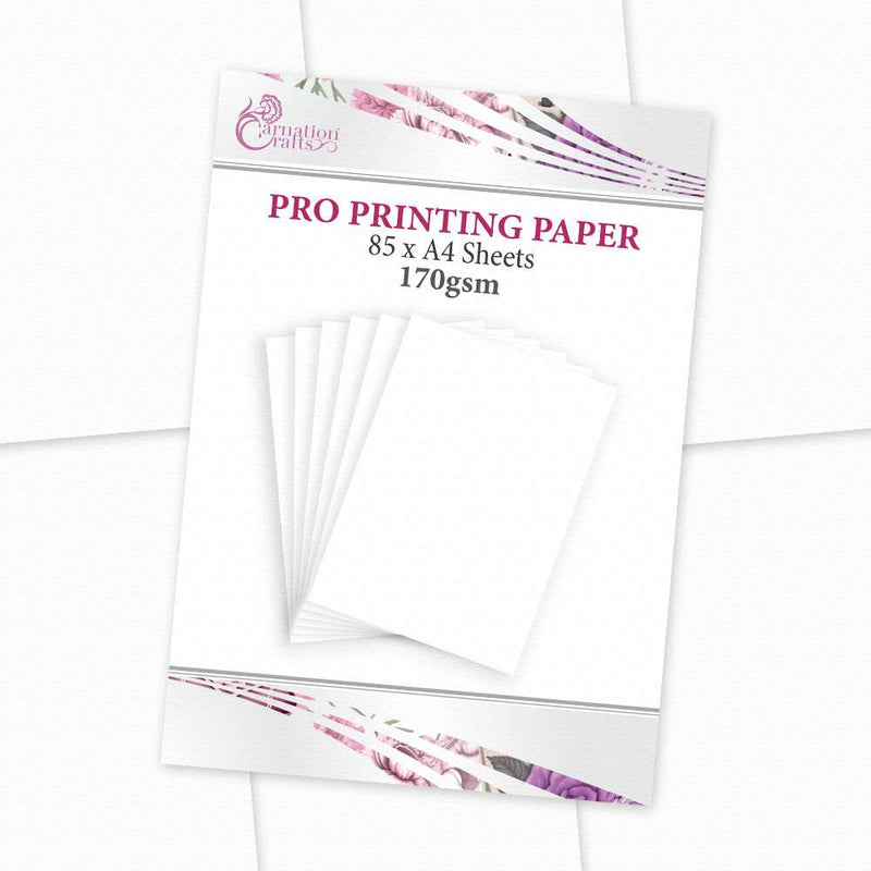 Carnation Crafts Pro Printing Paper 170gsm (85 A4 sheets)-1