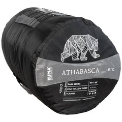 Athabasca Sleeping Bag #800 - Black/Red-2