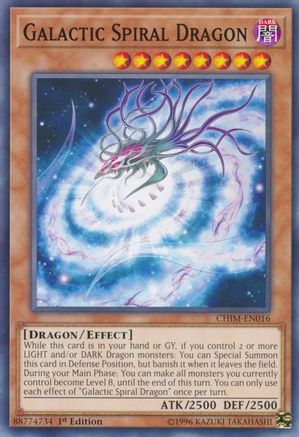 Galactic Spiral Dragon (CHIM-EN016) - Chaos Impact 1st Edition-1